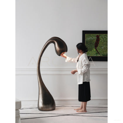Organic Curve Lamp — Table Lighting - scene