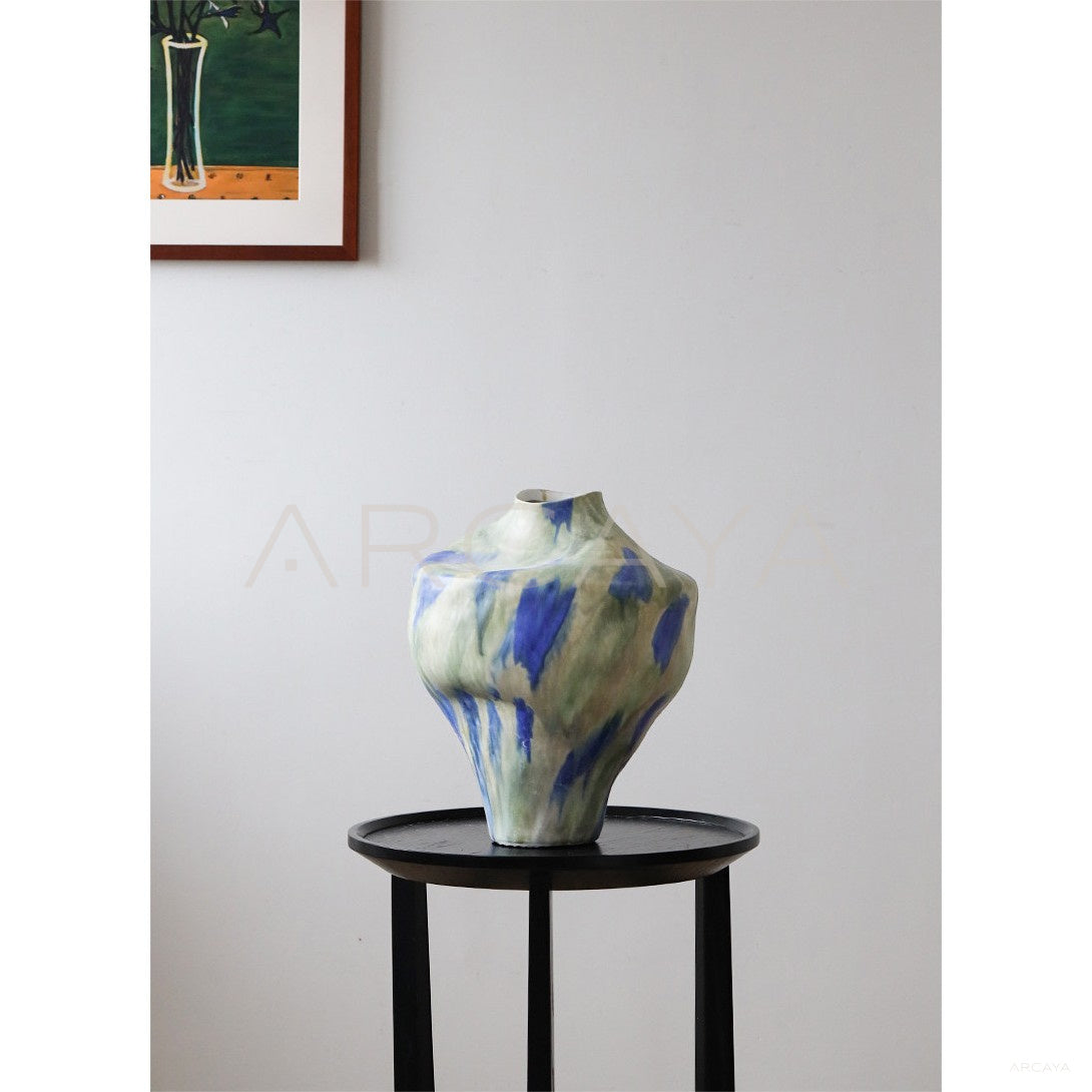 Jingdezhen Wabi Sabi Jar Vase in detail