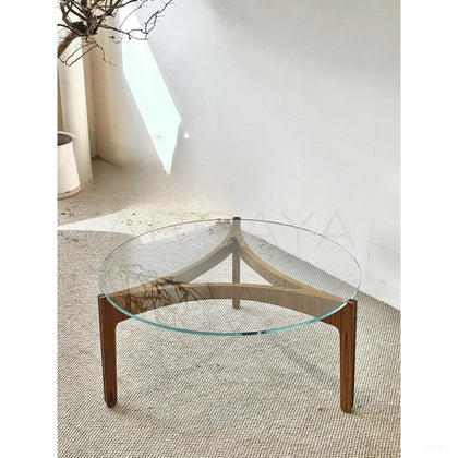 Soft Light Mid Century Coffee Table - scene
