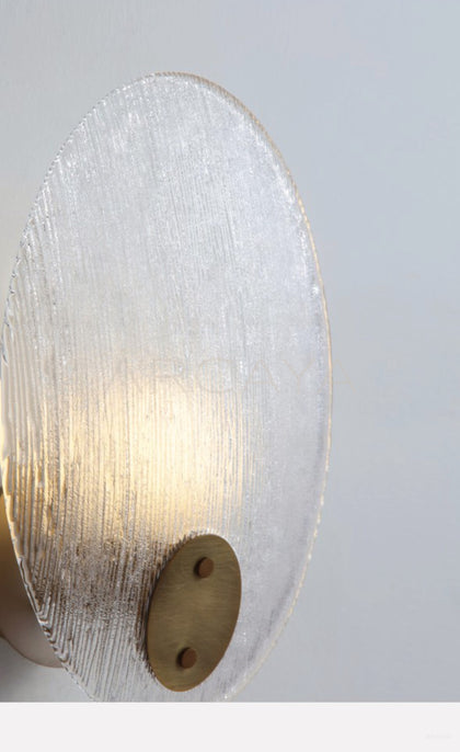 Clear Flower Leaf Wall Light 54113 - detail