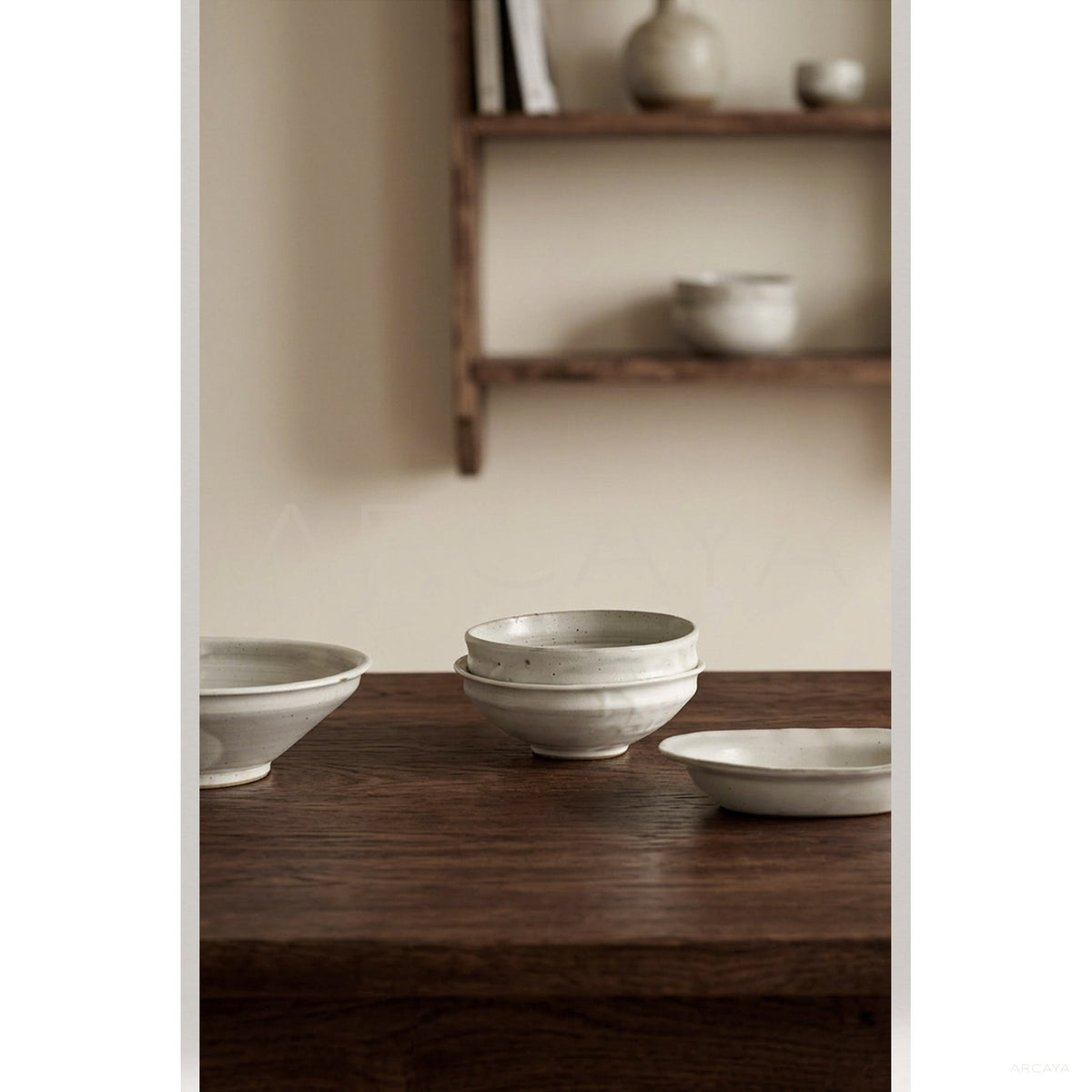 Kohiki Ceramic Noodle Bowl in detail