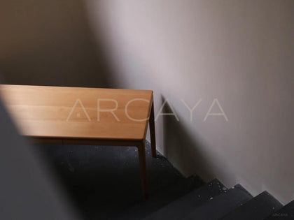 Custom Beech Writing Desk - detail
