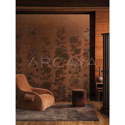 Mid Century Dark Textured Rug - main