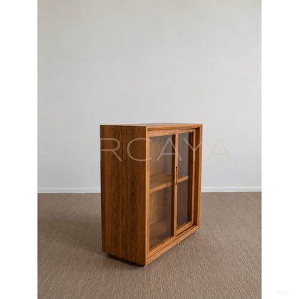 Moku Solid Wood Cabinet - scene