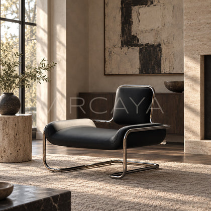 Bauhaus Sculpted Lounge Chair - scene