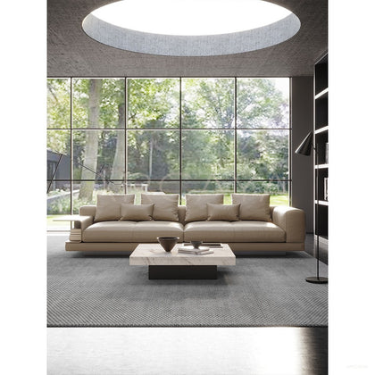 Connelly Full Leather Sofa - scene