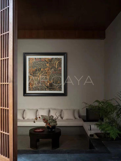 Embroidery Wall Art - scene