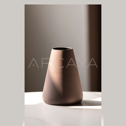 Morandi Cone Matte Ceramic Vase - scene