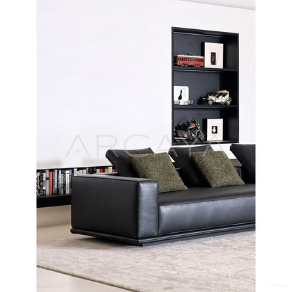 Horizon Leather Sofa - scene