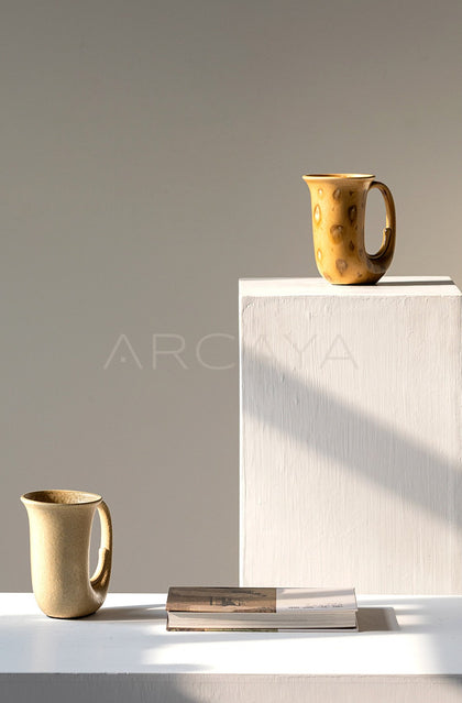 Irregular Speckled Ceramic Vase - scene