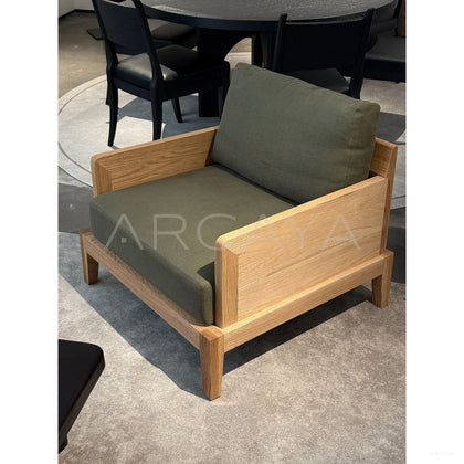 Kade Wood Lounge Chair - scene