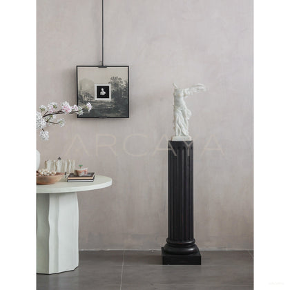 Faux Jade Winged Victory Sculpture - scene