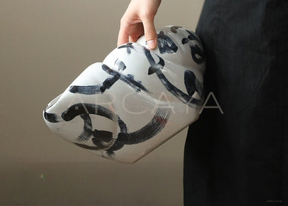 New Chinese Jingdezhen Song Aesthetic Planter Vase - scene