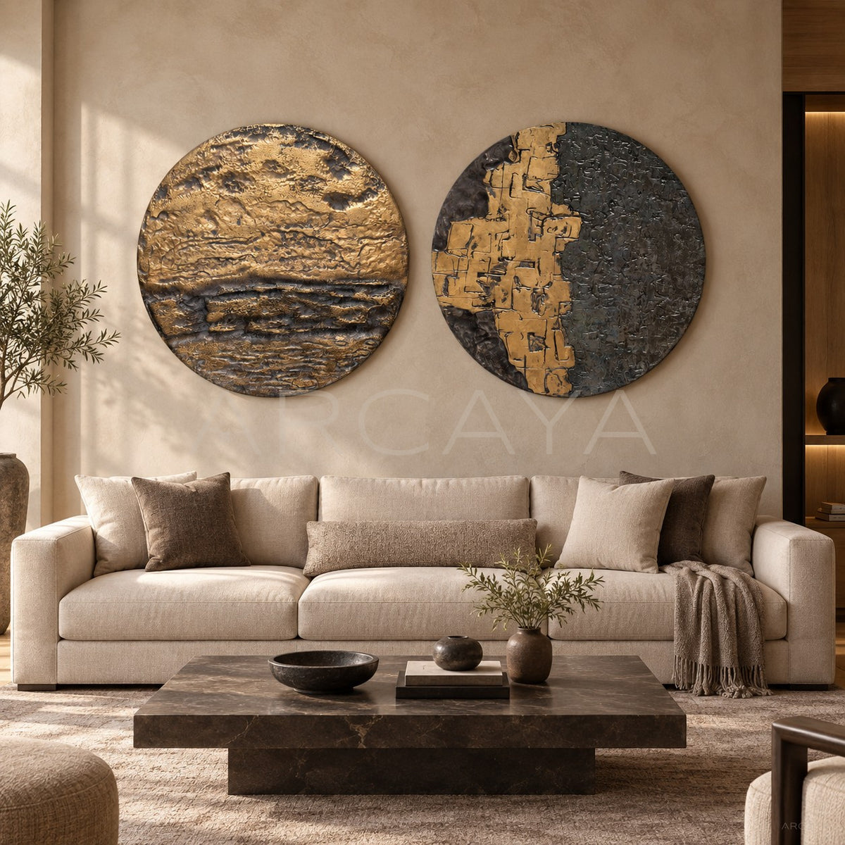 Round Wall Art 2411G0019 - main