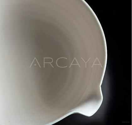 Amu Collab Plain Cream Ceramic Tableware - scene
