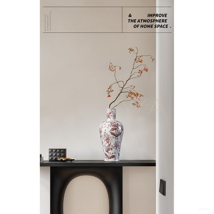 Blue White Porcelain Large Jar Vase - scene