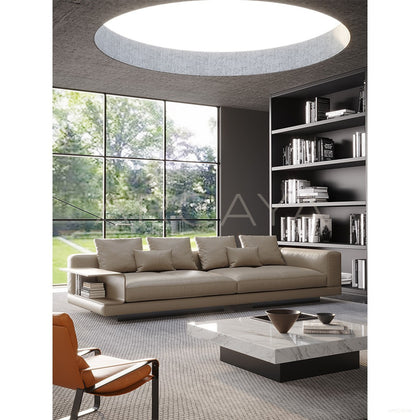 Connelly Full Leather Sofa - scene