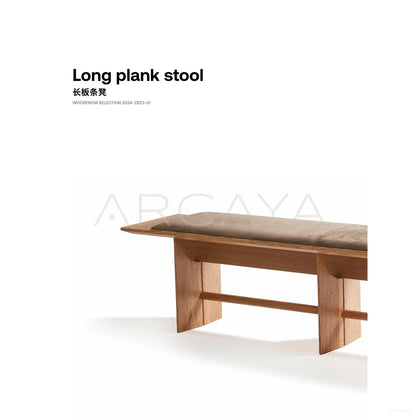 Arch Bridge Long Slat Bench - scene