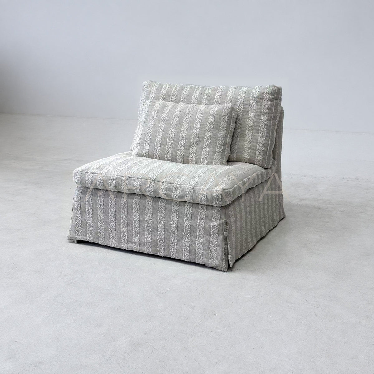 Striped Sectional Sofa - main