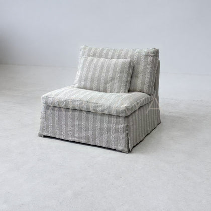 Striped Sectional Sofa - main