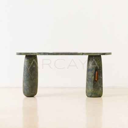 Yiduo Green Marble Console Table - main