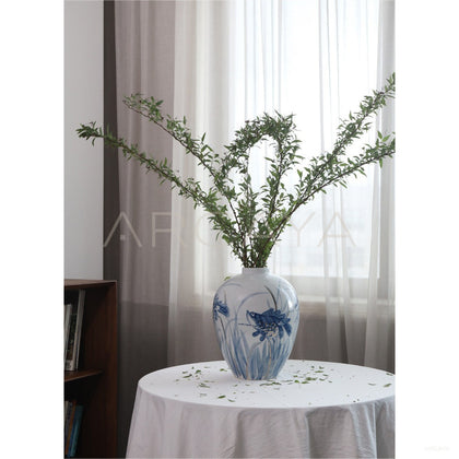 Blue White Porcelain Hydroponic Vase - scene