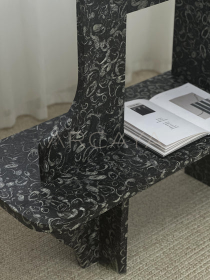 Natural Stone Side Table Display - scene