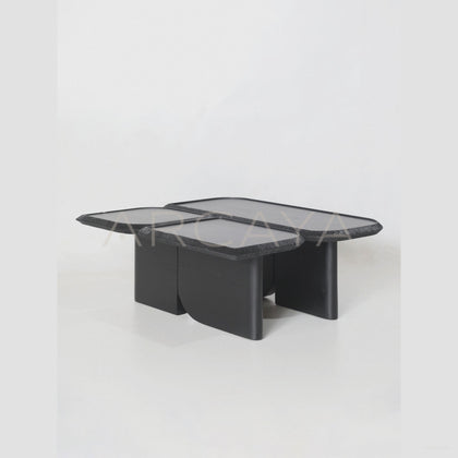 Yiduo Wave Geometric Coffee Table - scene