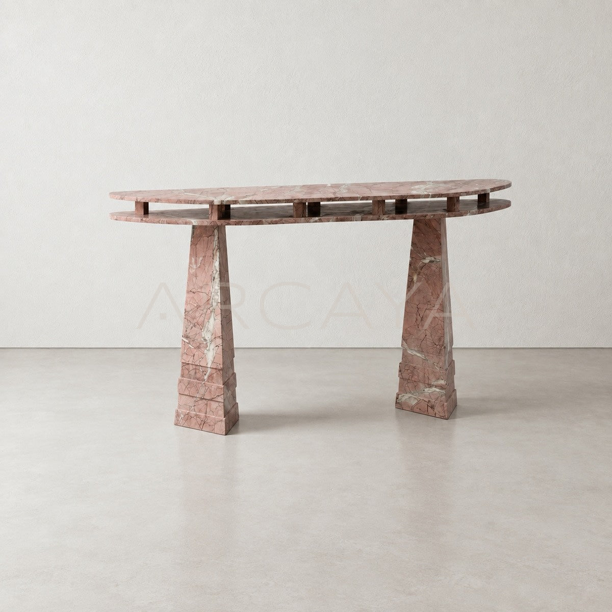 Sculptural Entryway Console Table - main