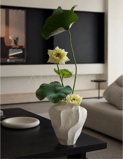 Wabi Sabi Handmade Textured Vase - scene
