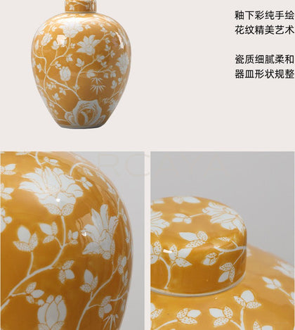 Blue White Porcelain Vase Vintage - scene