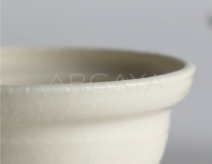 Amu Collab Rice Glaze Plain Ceramic Bowl - scene