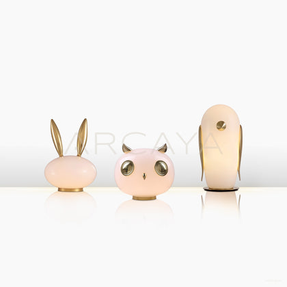 Rabbit Sculpture Table Lamp 80530 - scene