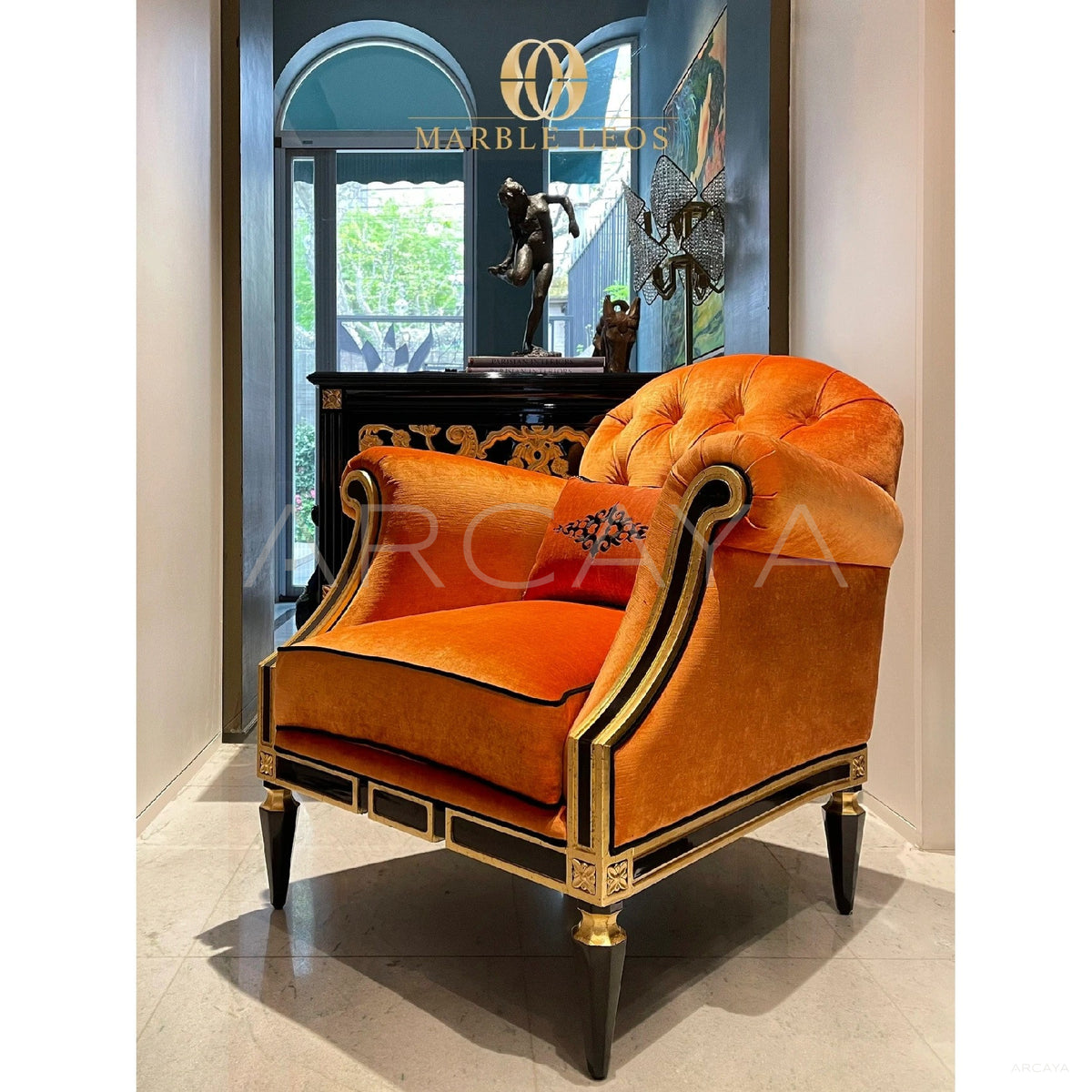 Payton Vintage Armchair in detail