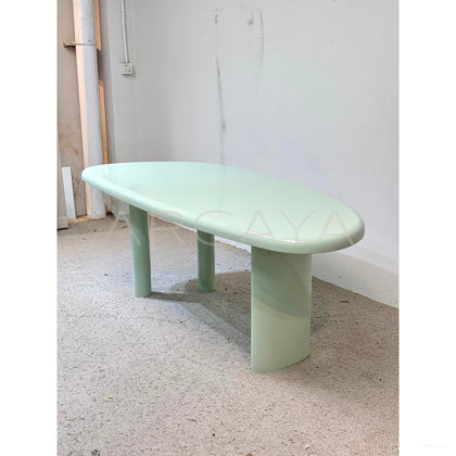 Custom Mango Desk Mint Green - scene