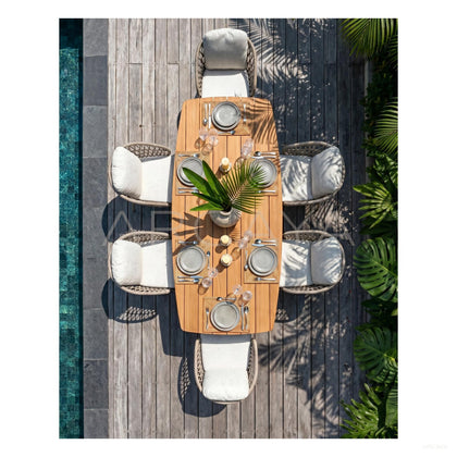 Outdoor Dining Table Durable - scene