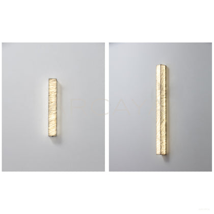 Rectangular Alabaster Wall Light 54105 - scene
