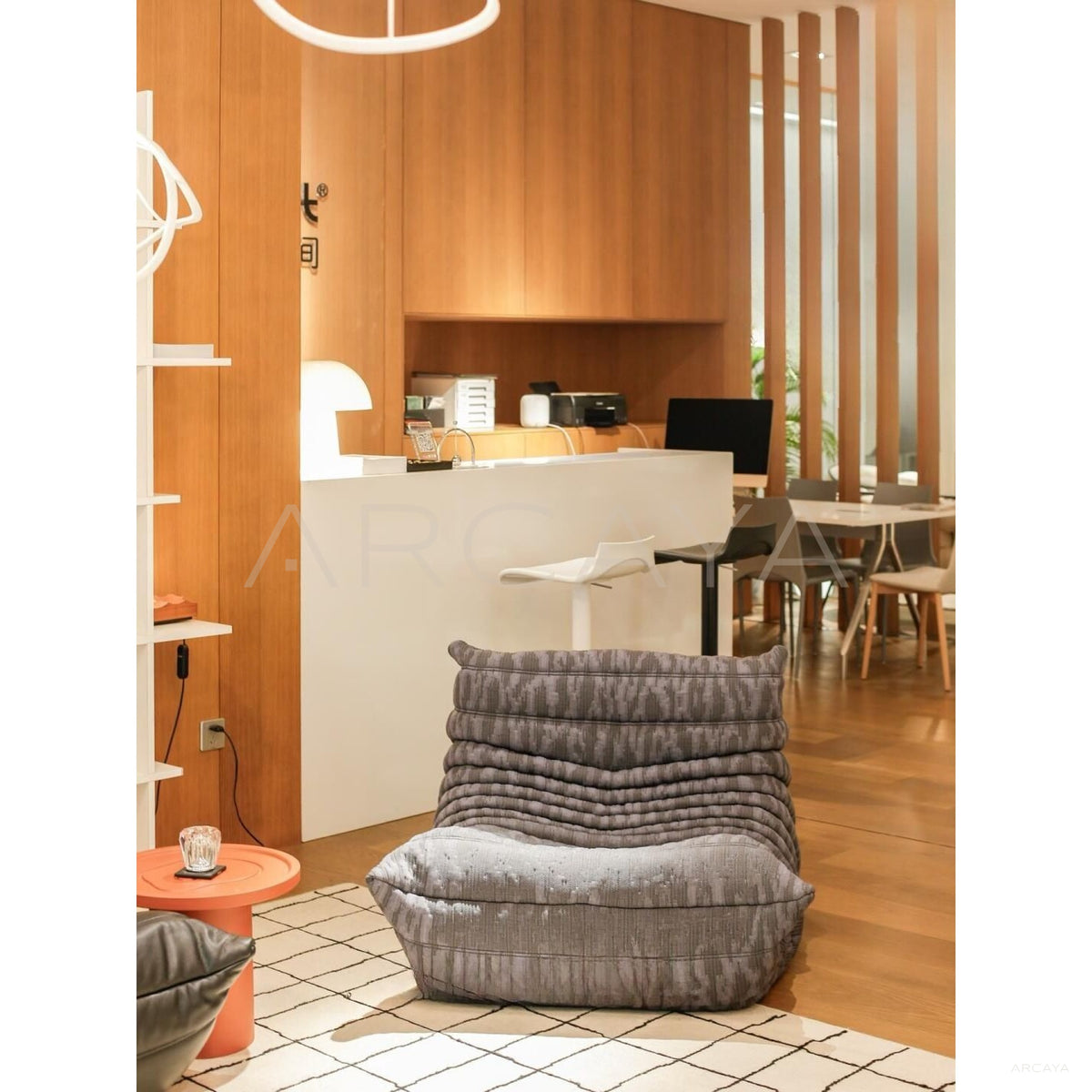 Togo Style Soft Modular Sofa in detail