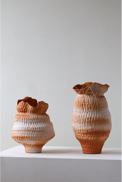 Jingdezhen Large Wabi Sabi Floor Jar - scene