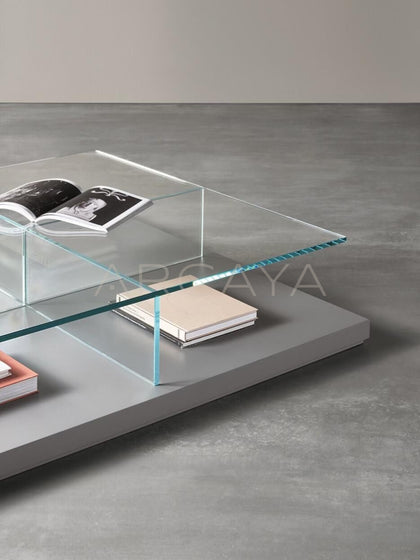 Glass Coffee Table - detail