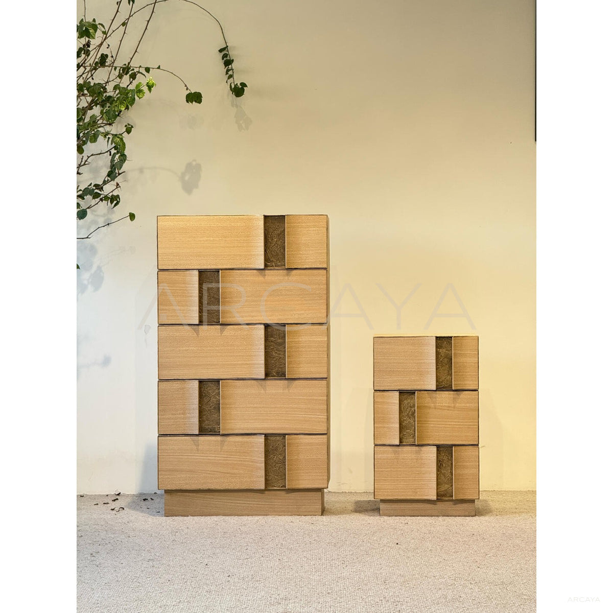 Art Veneer Decorative Cabinet in detail
