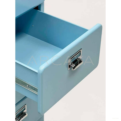Milk Blue Fifteen Compartment Chest - scene