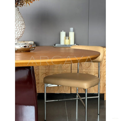 Jeaek Shiqiu Round Dining Table - scene