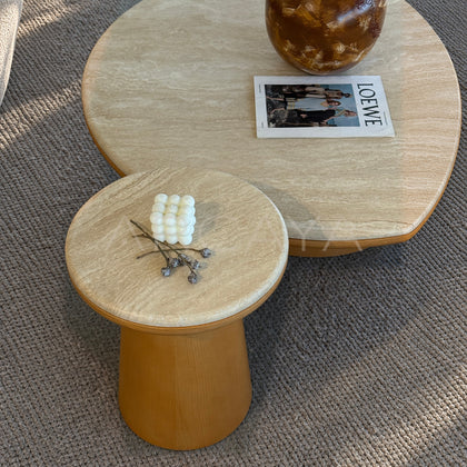 Natural Travertine Coffee Table Living Room - main