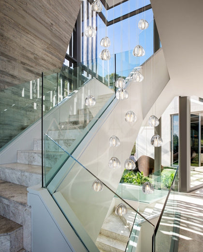 Water Drop Glass Pendant Light 10866 - scene
