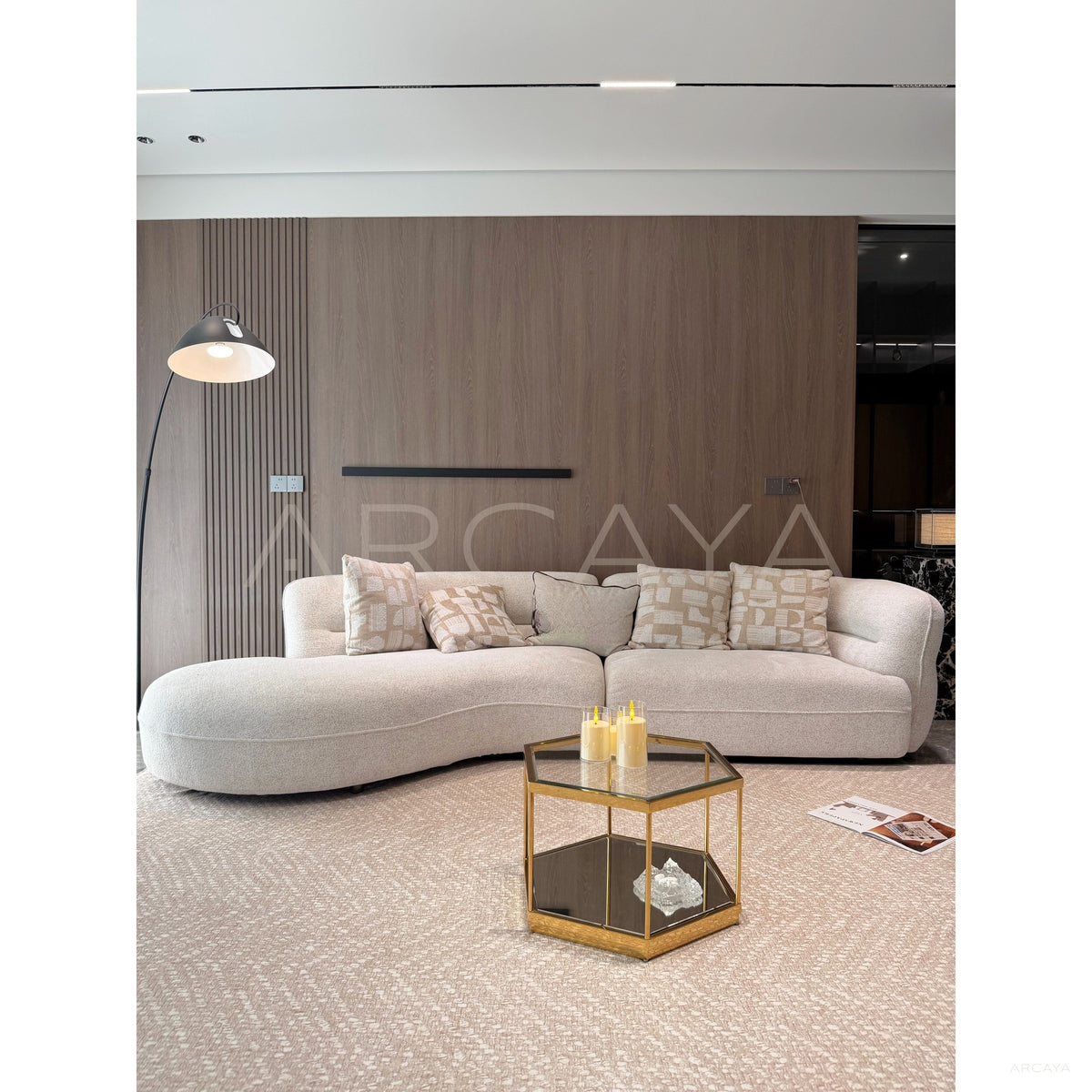 Relaxed Irregular Sofa in detail