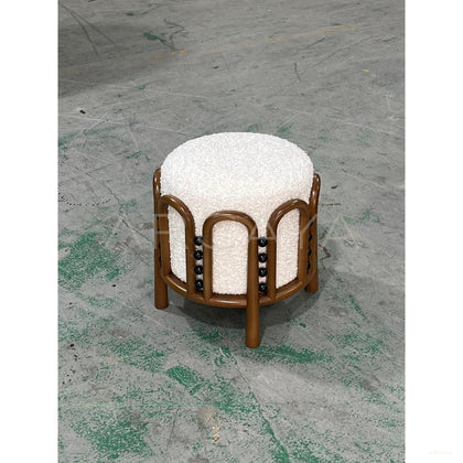 Small Round Low Stool - scene