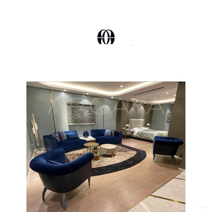 Violet European Modern Armchair - scene