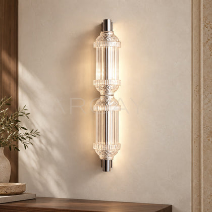 Clear Bamboo Joint Wall Light 96336 - main