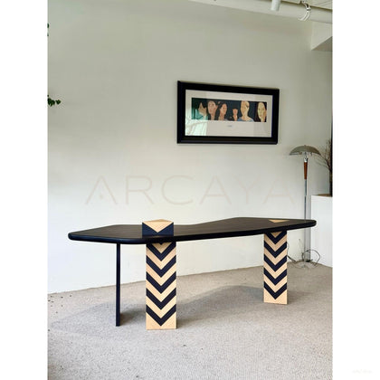 Irregular Mid Century Art Desk - scene